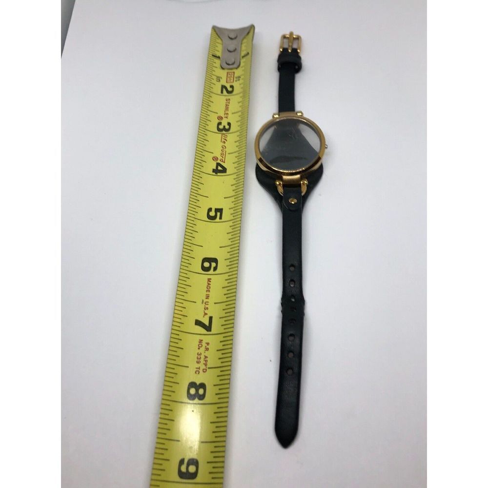 Fossil Genuine Leather Watch Band Use For Parts W/Crystal 8mm J237